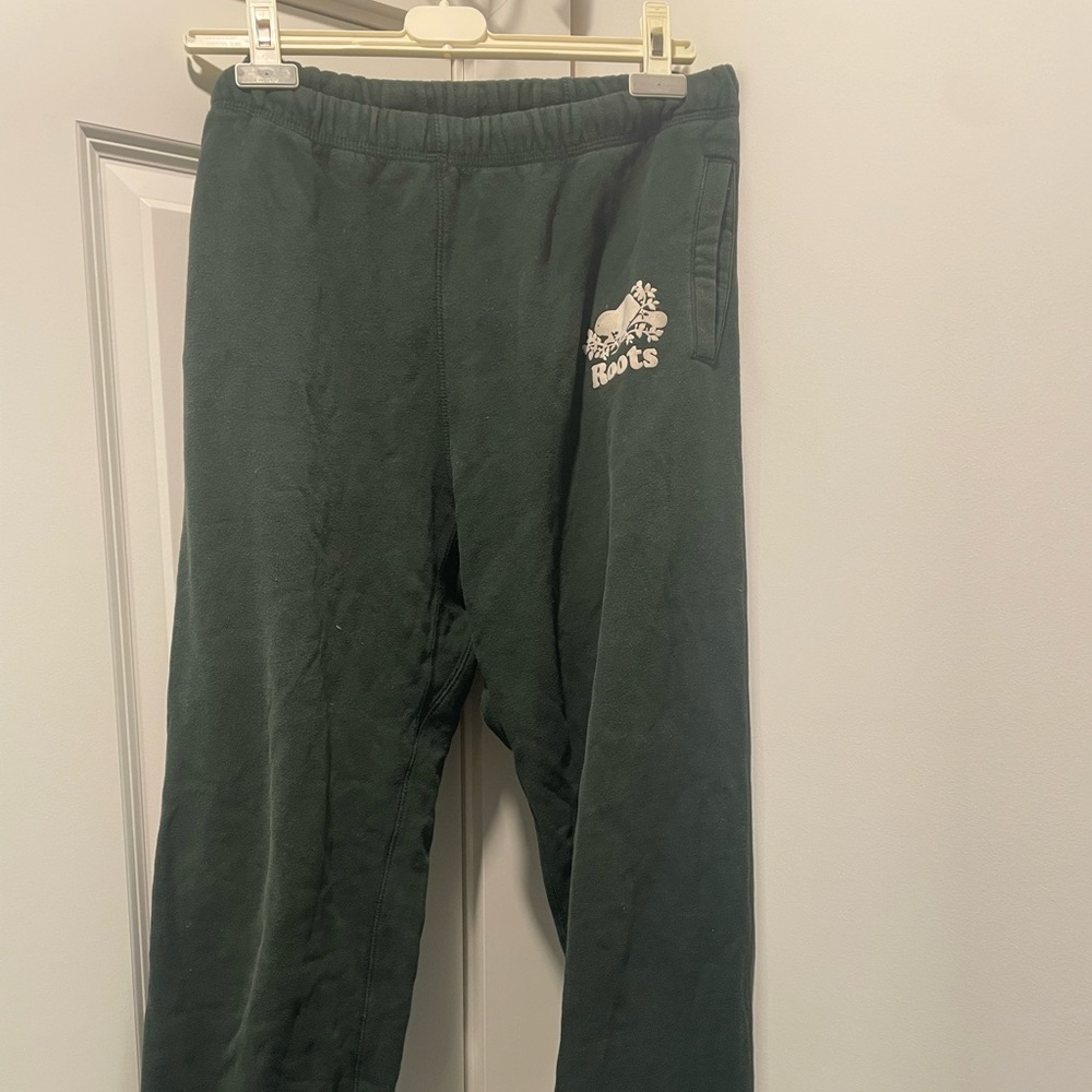 Roots XL Green sweatpants
